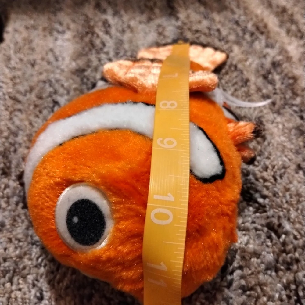 โDisney Parks Disney/Pixar Finding Nemo Clown Fish Plush - Picture 9 of 10